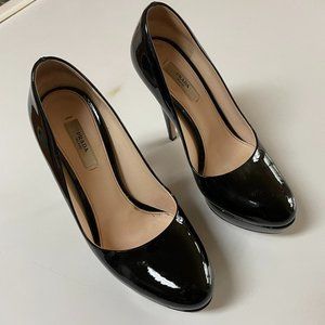 PRADA WOMAN BLACK PUMPS size 38.5